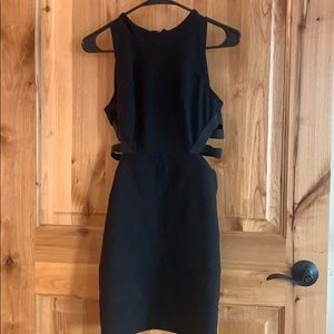 Black cocktail dress